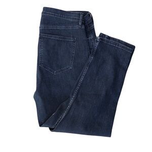 Gap Jeans Women 16/33 Reg Cigarette High Rise Black Allover Stretch Comfy